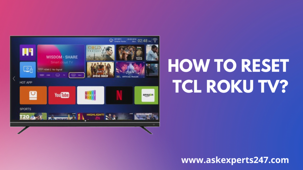 How to reset TCL Roku TV?
