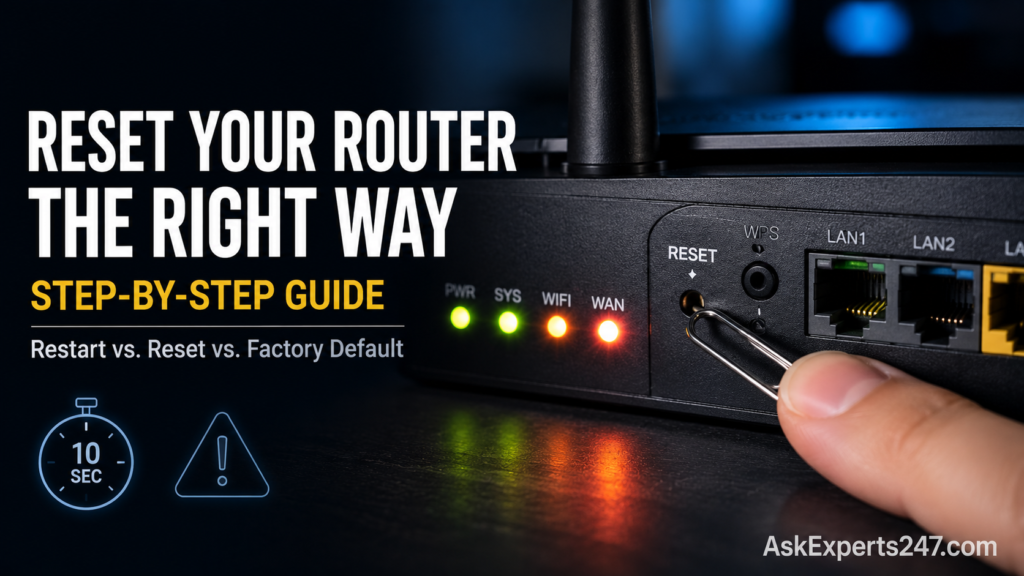How to Reset a Router
