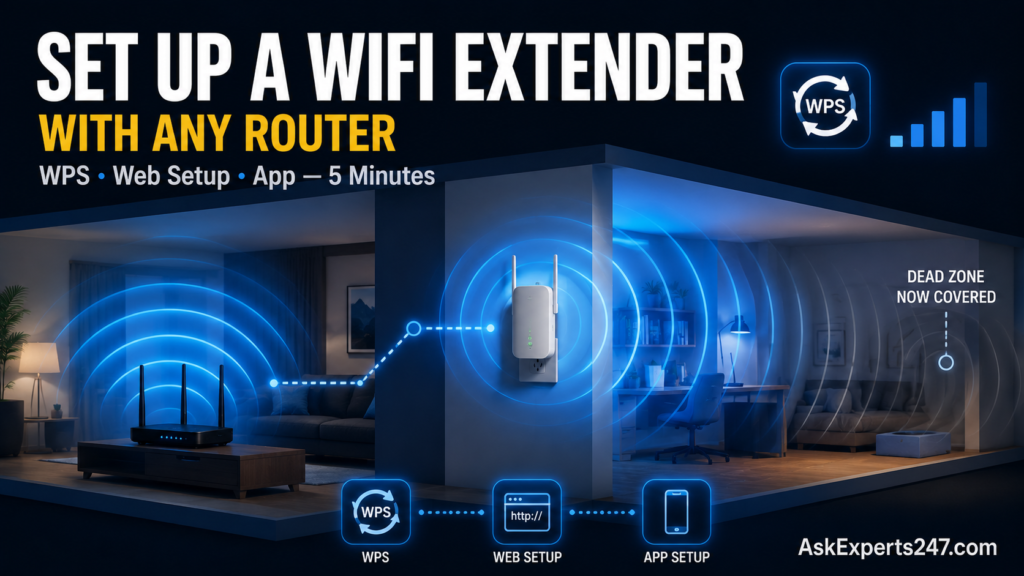 How to Set Up WiFi Extender