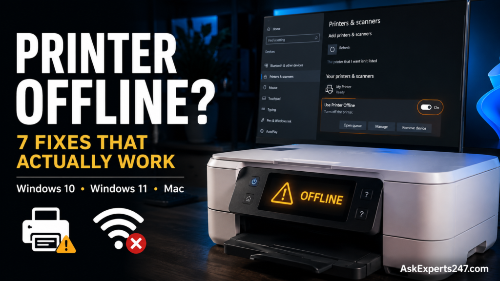 Printer offline